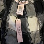 Victoria's Secret Victoria’s Secret Black White Plaid Flannel Pajama Shorts Sleepwear Size M NWT Photo 6
