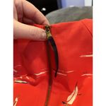 Maeve Sz 6 Anthropologie Sleeveless Dress Sailboats Red White Coastal Preppy Photo 13