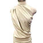 PLT LABEL OFF WHITE DRAPED RUCHED SKIRT MIDAXI DRESS Size Small NWT Photo 6