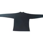 ⭐️ Vintage Meggi Hand Loomed 100% New Wool Made In Germany Black Sweater Sz 36 Photo 2