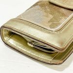 L.A.M.B. Gwen Stefani Metallic Gold Multi Card Holder Change Pouch Wallet Photo 7