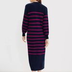 Loft Ann Taylor Women's Striped Cardigan Knit Sweater Dress Size M Photo 1