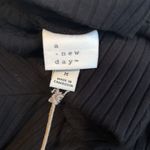 A New Day Women's Size Medium LS Mock Turtleneck Rib Knit Midi Dress Black NWT Photo 6