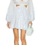 ALC Frank A.L.C. Irene cutout embroidered ramie mini dress, Size 2. $695 Photo 3