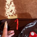 Spanx new with tag faux leather Ruby red high rise legging Size small Retail for 150$ Photo 5