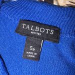 Talbots  Crewneck Short Sleeve Sweater women’s petite small royal blue Photo 2