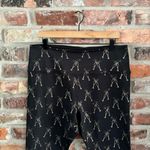 Beyond Yoga  Black Champagne Glass Power Shine Celebrations 7/8 Leggings, 2X Photo 2