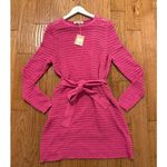 Boden NWT pink crochet knit long sleeve dress 6 Photo 6