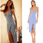 Camila Coelho New  Aaliyah Midi Dress Periwinkle Blue Women's Size S Photo 1