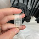 Marc New York women's black gray long sleeve soft stretch knit knee scoop dress Photo 5