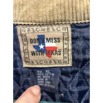 Don’t Mess With‎ Texas Quilted Denim Jacket Size XL Embroidered Christmas Tree Blue Photo 4