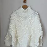 Chicwish ‎ Turtleneck Sweater Chunky cowl neck Knit White Style Size M (No Tag) Photo 0