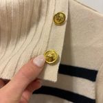Tory Burch Sandra Ivory 100% Cashmere Sweater Photo 4