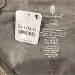 NWT Free People Good Karma Long Sleeve Top | Size: Medium/Large Gray Photo 2