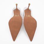 Jeffrey Campbell Trixy Pointed Toe Pump In Silver Metallic Photo 2