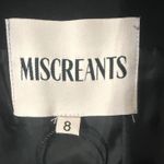 Miscreants London Strapless Black Column Maxi Dress US 4 Photo 4