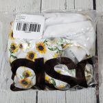 ASOS  Design‎ Sunflower Print Flutter Edge Bikini Bottoms White Yellow Size US 10 Photo 10