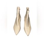 ZARA  pointed kitten heel cream boots size 38 EU or 7.5 US Photo 1