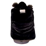 Anthropologie Doma Green Plush Lined Moto Jacket with Fur Trimmed Hood, Size XS Photo 5