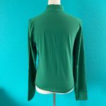 Aerie NWT OFFLINE by Real Me Xtra Long Sleeve Mock Neck T-Shirt Green Size L Photo 3
