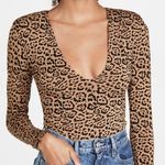 Good American Low Down Deep V Thong Bodysuit Photo 0