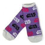 Star Wars Logo No Show Novelty Socks Mandalorian Womens One Size Photo 0