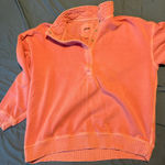 Aerie Oh Snap!  Weekend Henley Mockneck Sweatshirt Photo 0