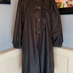 True Vintage 1980s Marmika by Fitz Black Lightweight Car Coat Driving Coat Sz 12 Photo 0