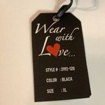 Splash  Size XL Black Ribbed Crop Tank Top. New With Tags Photo 3