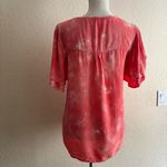 Dear John  Ruffle cap sleeve blouse Size Medium Rayon Photo 3