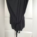 Helmut Lang  Black Asymmetrical Off Shoulder Blouse Size M SILK Photo 1