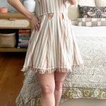 Tularosa Helix Dress in Rose Stripe Photo 0