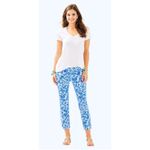 Lilly Pulitzer Sadie Stretch Crop Chino in Resort White On A Roll Size 2 Photo 1