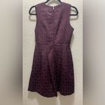 Kirna Zabete Target Purple Jacquard Plunge V Neck Cocktail Dress A Photo 4