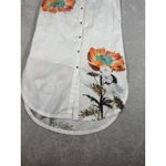 Anthropologie maeve  dress midi floral print button up shirt dress xs Oversized Photo 4