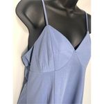 Kendall + Kylie Women's Sleeveless Bustier Mini Slip Dress Blue Size Large Photo 3