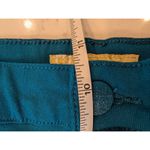 Hybrid & Company Teal Skinny Pants Stretch Mid Rise 5 Pocket Tapered 2X Women Blue Photo 5