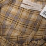 Urban Outfitters NWT  uo plaid check tie front dress medium Photo 2