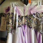 Tony Bowls  Paris Print Chiffon Evening Dress 113716A Photo 8