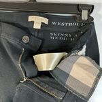 Burberry Black Pants with Silver Button Photo 3
