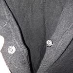 Black Snap Cardigan with Yellow and Clear Rhinestones Black Size XL Photo 2