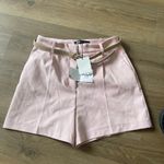 ZARA  | Belted shorts with darts | Pink | M Photo 4