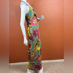 Zenana Outfitters Fuchsia & Gold Status Sleeveless Maxi Dress Size Large Photo 5