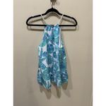 Lilly Pulitzer For Target Halter Top Womens S Sea Urchin Blue Beachy Resortwear Photo 2