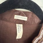 Old Navy  Women’s Large Brown Linen Top LagenLook Minimalist Photo 1