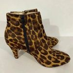 INC  womens size 7M‎ pony hair leopard animal print heel boot booties Photo 2