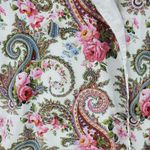 Victoria's Secret VTG Gold Label Pink Floral Paisley Satin Night Shirt Large Boy Photo 2
