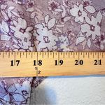 Fate Pink Ditsy Floral Ruched Mini Dress Womens L Tiered Ruffled Cottage Core Size L Photo 6