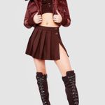 Dolls Kill Puffer Cropped Jacket Photo 1