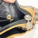 Fendi Classic Vintage  Brown Pin Stripe Zippered Crossbody Shoulder Bag Photo 9